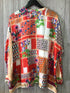 Johnny Was Blouse Silk Size X-Large
